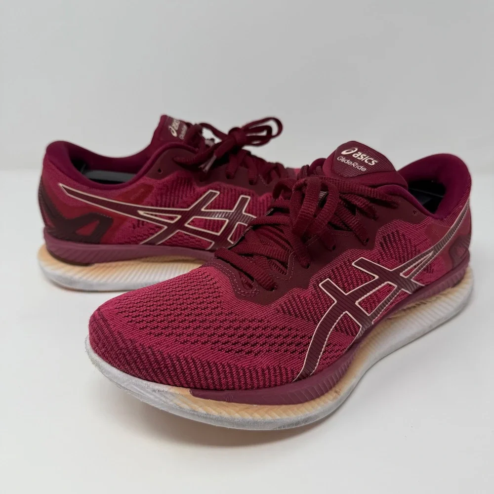 Asics Running Shoes Size 10 Glideride 1012A699 Rose‎ Peral/Breeze 25.5cm Women's